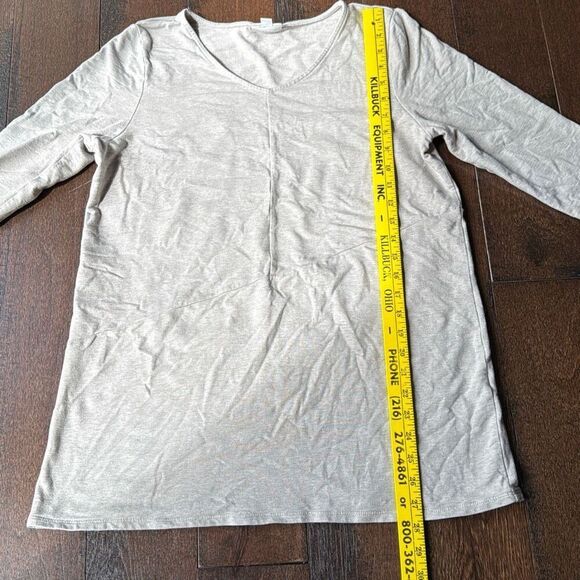 J Jill purejill Pima cotton seamed tunic shirt women’s size medium lagenlook min - Picture 9 of 10